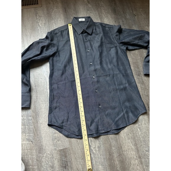 Balenciaga Shirt Black Medium 15.5 / 39 Made in Italy 100% Cotton AUTHENTIC M - Picture 6 of 9